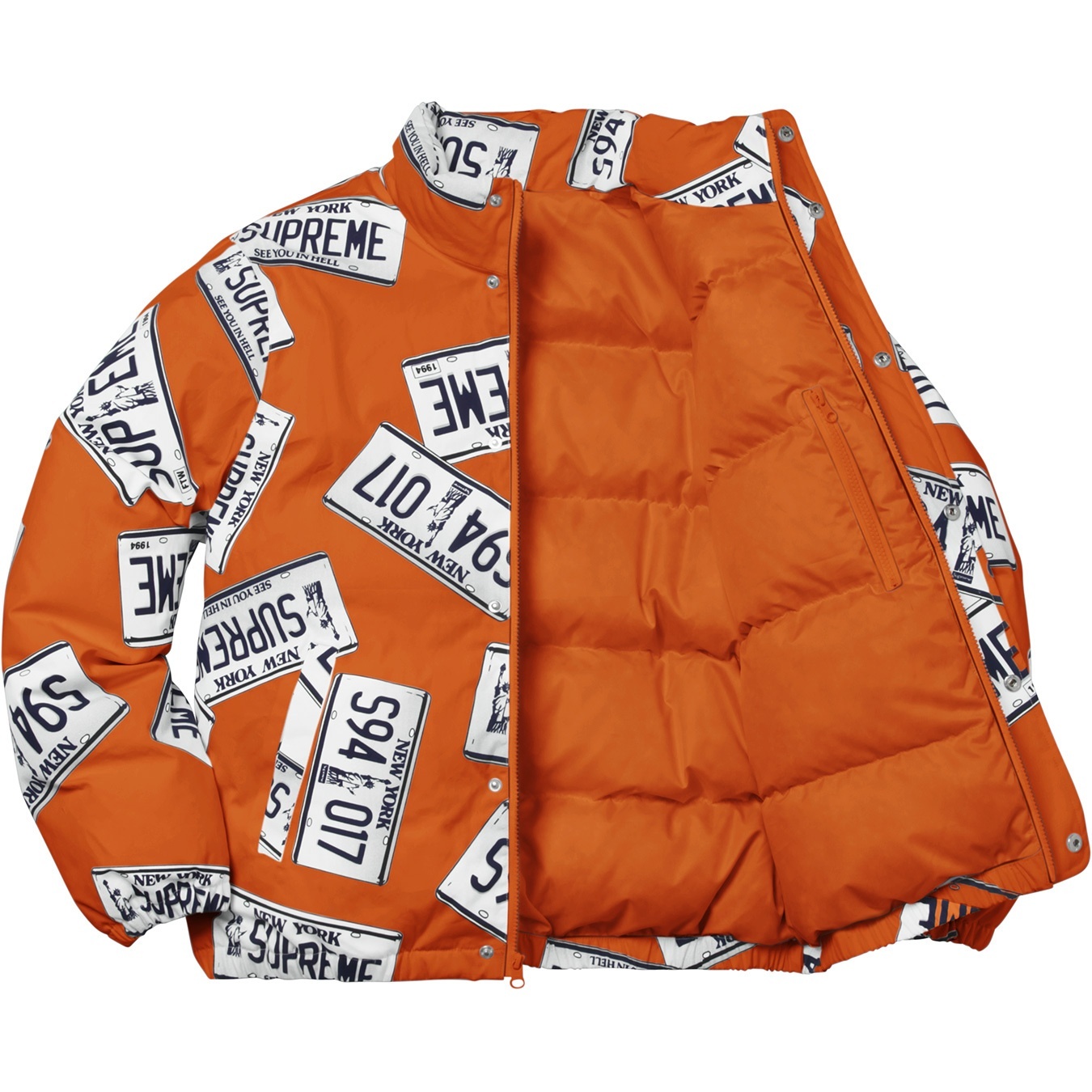 License Plate Puffy Jacket view 5